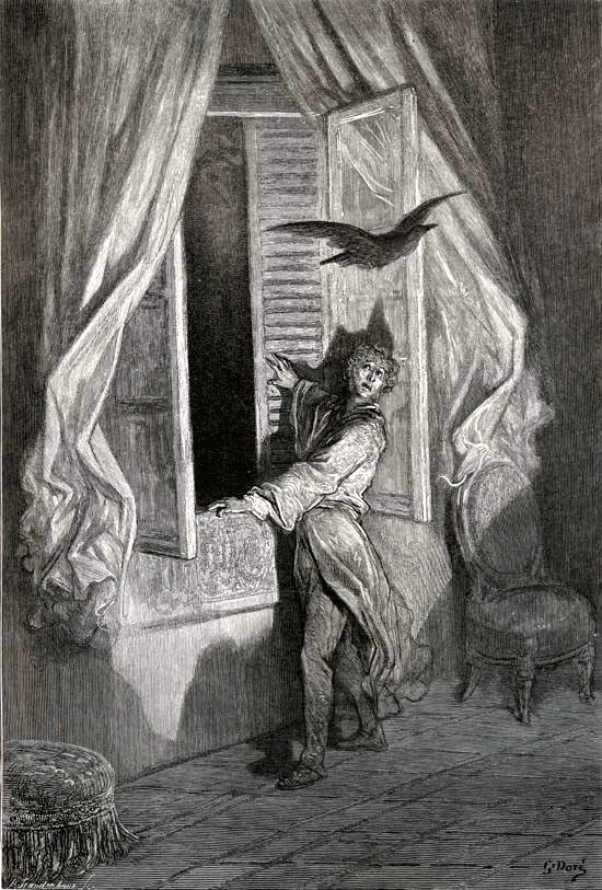 Dore — Stately raven